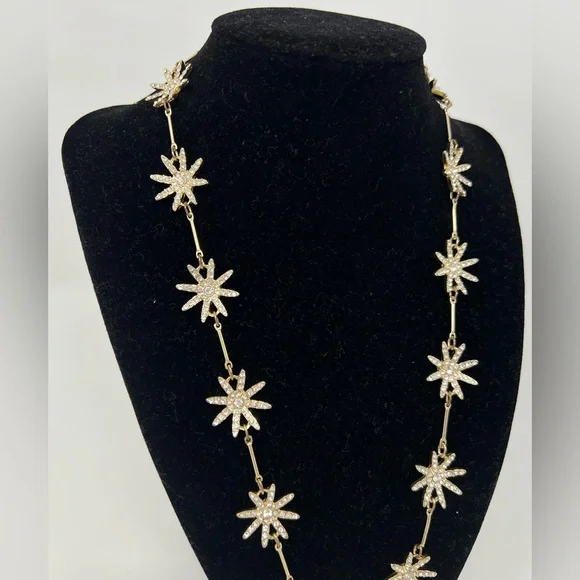 Star Drop Necklace Y Shape Statement Pendant Gold Jewelry Lariat Floral Charm 25 - Picture 7 of 17